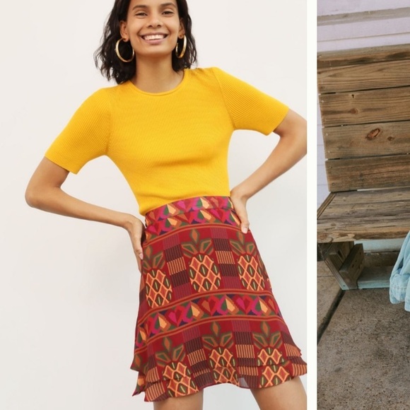 Anthropologie NWT  Maeve Josefa Ribbed Tee Size XS - Picture 4 of 16